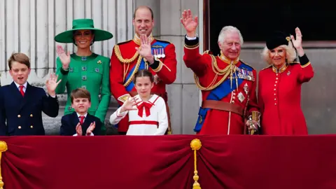 PA Media Trooping the Colour