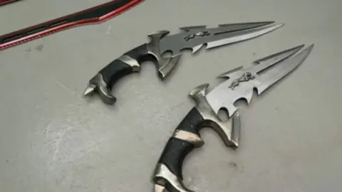 BBC Zombie knives handed in during the amnesty