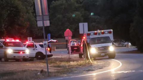 EPA Emergency vehicles at the scene