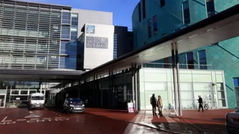 BBC The entrance of the RVI