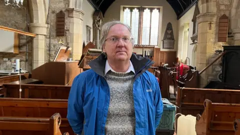 Church warden Mark Irving