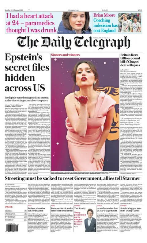 "Epstein's secret files hidden across US."