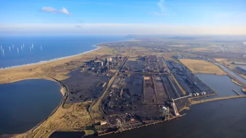 Tees Valley Combined Authority Teesworks from above