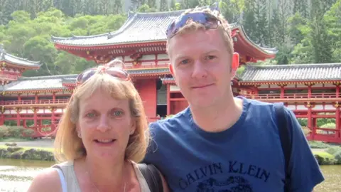 BBC Ronan with his mother Jane Fitzgerald