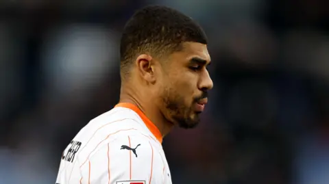 Blackpool forward Ashley Fletcher