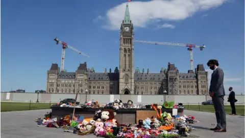 Getty Images Trudeau on Parliament Hill