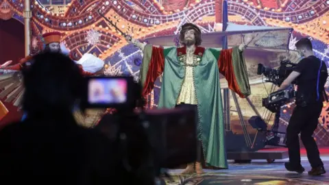 Getty Images Many arts events are to be broadcast online, including this production in Russia.