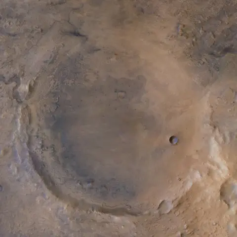 NASA/MSSS/JHUAPL/ESA/FU Berlin/Justin Cowart Jezero Crater