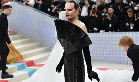 Getty Images Jordan Roth attends The 2023 Met Gala Celebrating "Karl Lagerfeld: A Line Of Beauty" at The Metropolitan Museum of Art on May 01, 2023 in New York City.