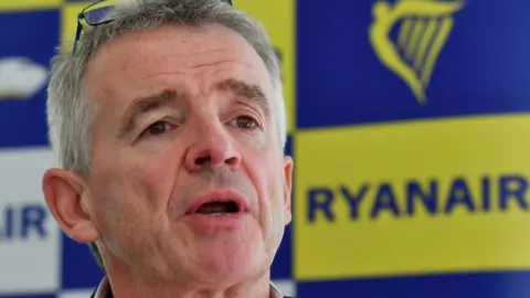 Getty Images Ryanair boss Michael O'Leary