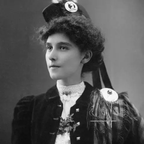 Getty Images Violet Charlesworth wearing a Glengarry hat 