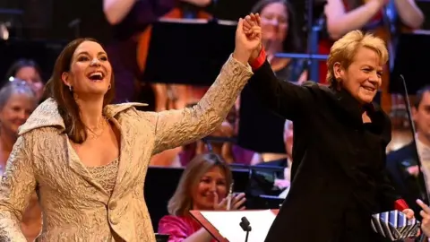 Soprano Lise Davidsen and conductor Marin Alsop