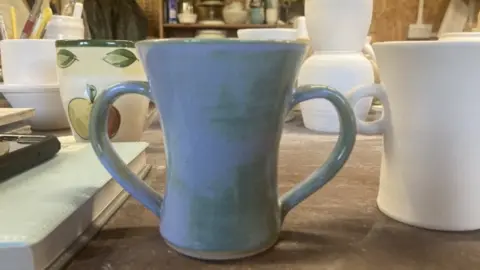 Double-handed mug