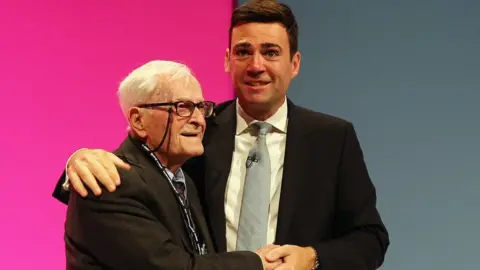 Shutterstock Harry Leslie Smith and Andy Burnham