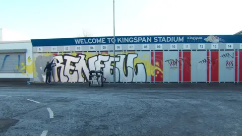 BBC Graffiti Kingspan ground