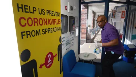 Jacob King Getting school ready to open