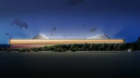 KSS Artist's impression of Cambridge United's new stadium