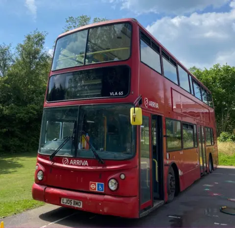 Bourne Primary Academy Reading bus