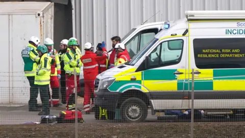 PA Media emergency services at the scene