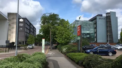 BBC Ipswich Borough Council and Suffolk County Council offices