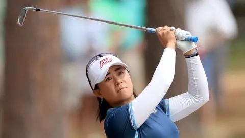 Danielle Kang competing at the US Women's Open