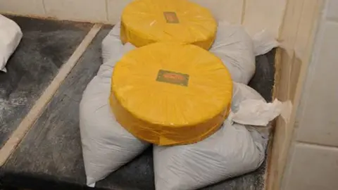 Police Scotland seized drugs