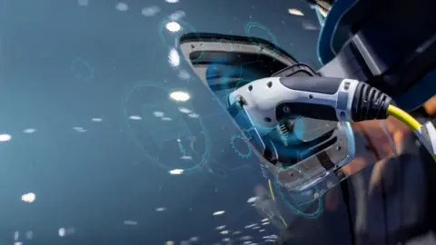 Getty Images Electric car being recharged