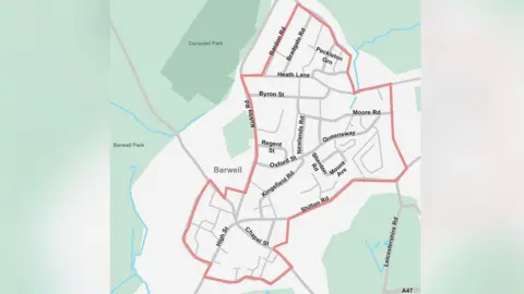 Hinckley and Bosworth Borough Council A map which shows where the Article 4 direction could be implemented