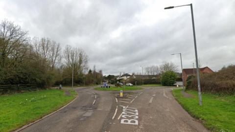 A Google Images picture of the approach to Sandy’s Moor roundabout