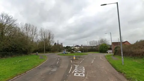 A Google Images picture of the approach to Sandy’s Moor roundabout