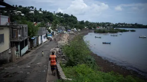 Getty Images An image of the Mayotte coastline. 