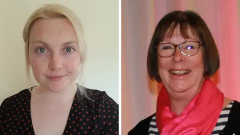 Handout Midwifery Lecturer, Holly Ingram, and Dr Maxine Wallis-Redworth 