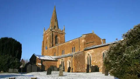 Supplied A view of a village church in a dusting of snow