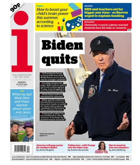  "Biden quits" 