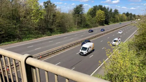 M1 in Leicestershire