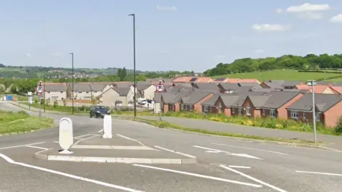 Google View of Remembrance Way in Chesterfield where the bypass would begin towards Staveley