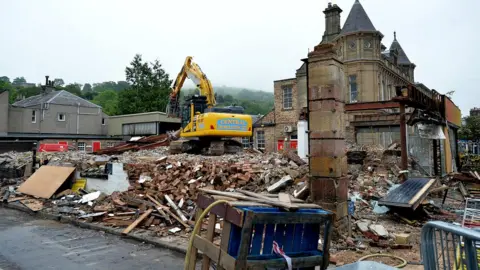 Scottish Borders Council Demolition work