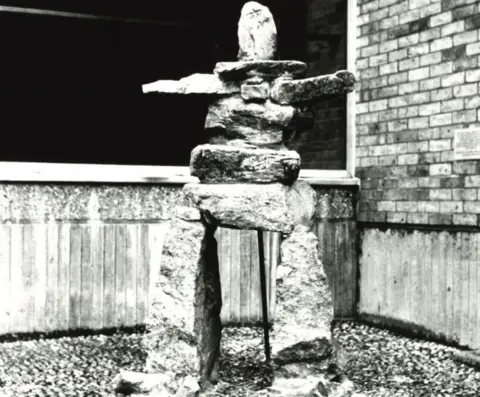 SPRI Inukshuk at Scott Polar Museum in 1979