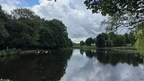 Major new music festival announced for Roundhay Park in Leeds 4 Dan Bater/BBC A lake with trees around it.