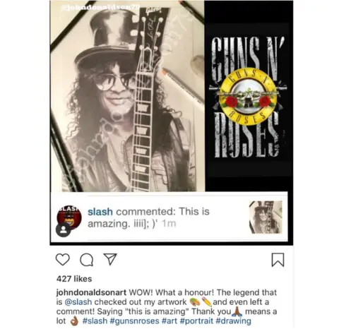 John Donaldson Slash drawn by John Donaldson