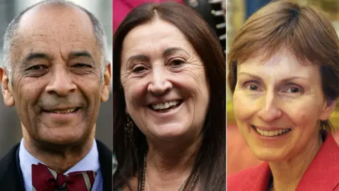 PA Ken Olisa, Lynn Franks, Helen Sharman