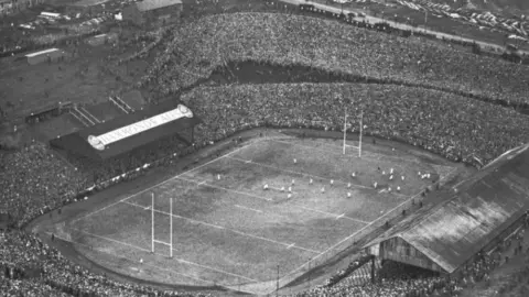 Bradford Museums and Galleries Odsal stadium - cup final 1954