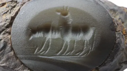 Highways England Ring with sheep motif