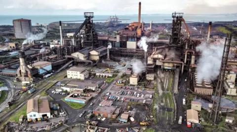 PA Media La acería de Tata en Port Talbot