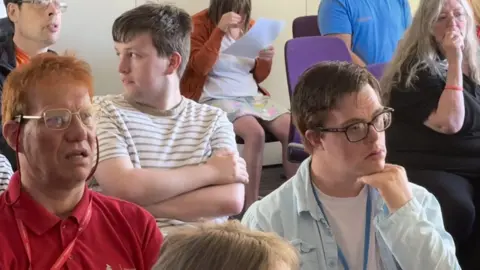 BBC People taking part in the wokshop