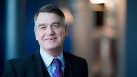 BBC A headshot of Martin Gannon, who is leader of Gateshead Council and deputy North East Mayor