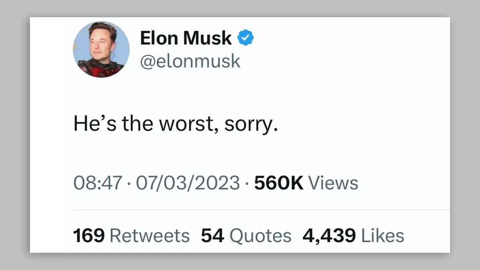 Elon Musk apologises to sacked Twitter worker over online row