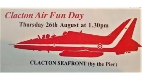 Norman Jacobs A Clacton Airshow ticket from 1993