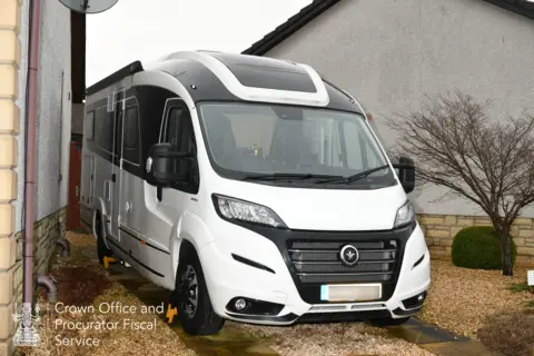 COPFS The motorhome parked outside Peter Murrell's mother's house.