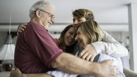 Getty Images A family reunited